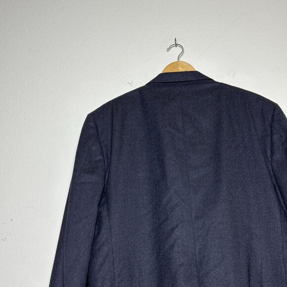 Neiman Marcus Aquascutum Of London Blazer Sport Coat Jacket Men 42R Black Prep - Picture 16 of 16